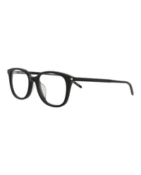 Saint Laurent Saint Laurent Unisex Square/Rectangle Black Black Transparent Fashion Designer Eyewear