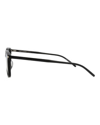 Saint Laurent Saint Laurent Unisex Square/Rectangle Black Black Transparent Fashion Designer Eyewear