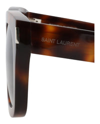 Saint Laurent Womens Square/Rectangle Havana Havana Black Fashion Designer Eyewear