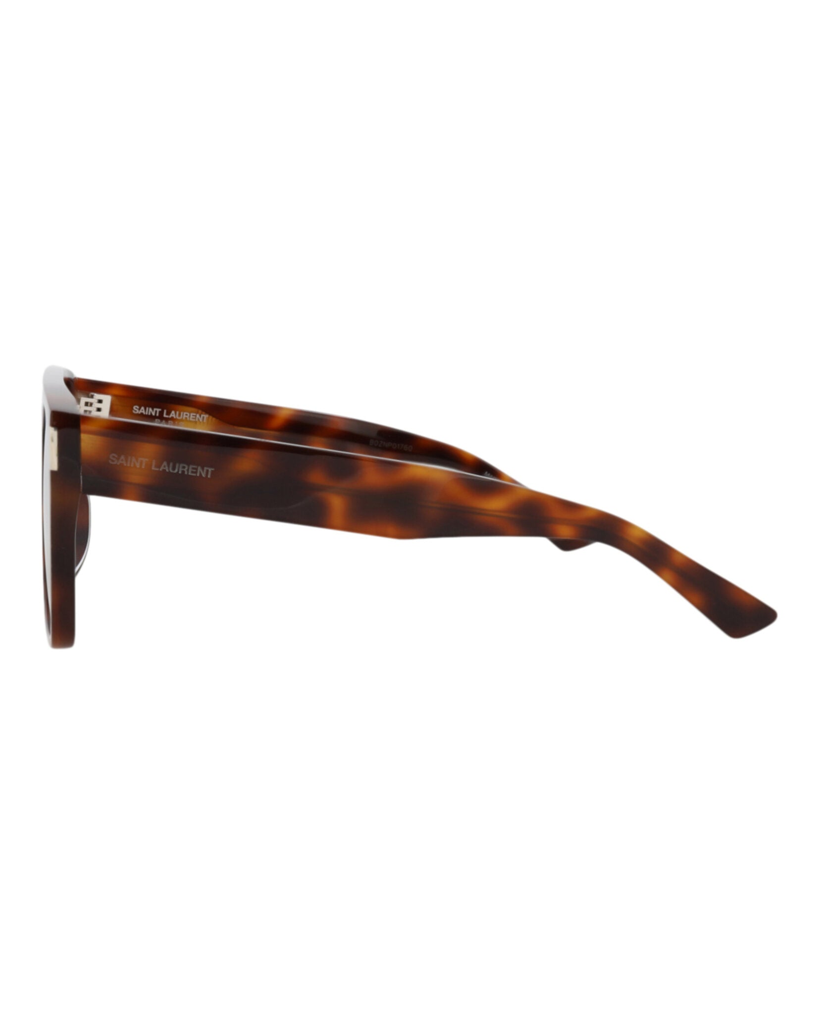 Saint Laurent Saint Laurent Womens Square/Rectangle Havana Havana Black Fashion Designer Eyewear