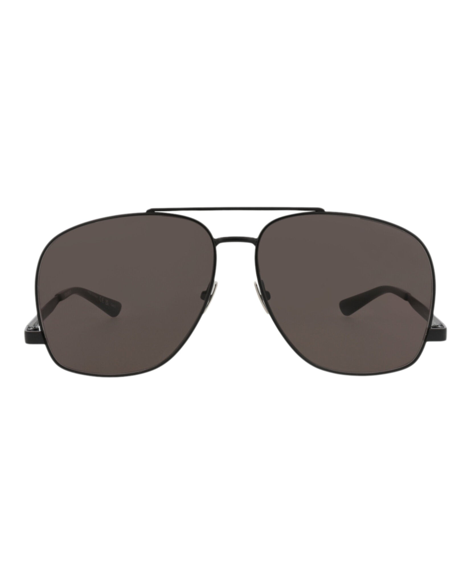 Saint Laurent Womens Aviator Black Black Black Fashion Designer Eyewear