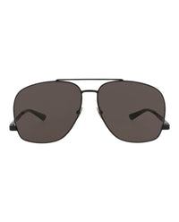 Saint Laurent Womens Aviator Black Black Black Fashion Designer Eyewear