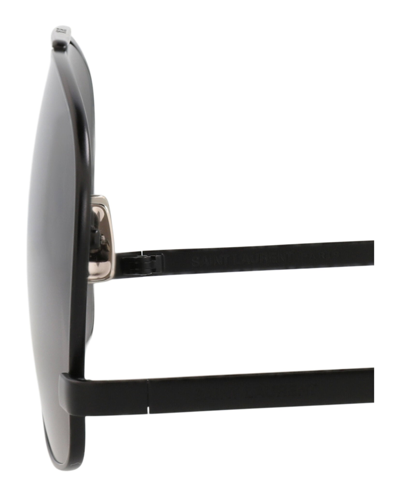Saint Laurent Womens Aviator Black Black Black Fashion Designer Eyewear