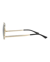 Saint Laurent Saint Laurent Womens Aviator Gold Gold Green Fashion Designer Eyewear