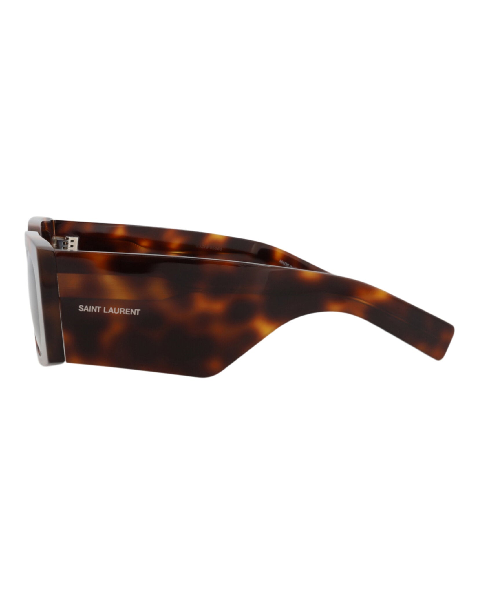 Saint Laurent Womens Square/Rectangle Havana Havana Black Fashion Designer Eyewear