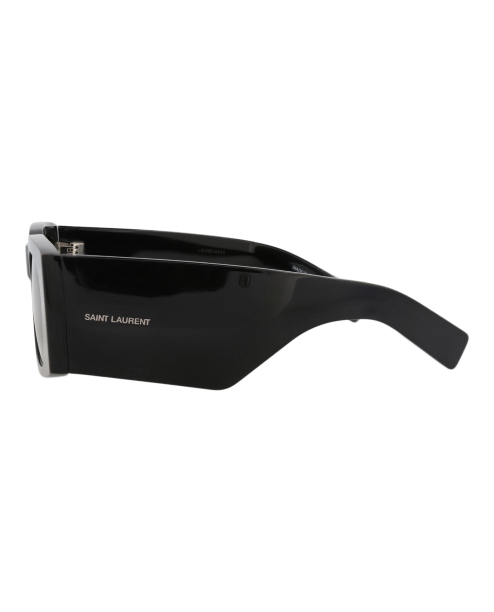 Saint Laurent Saint Laurent Womens Square/Rectangle Black Black Black Fashion Designer Eyewear