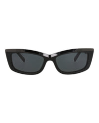 Saint Laurent Saint Laurent Womens Cat Eye Black Black Black Fashion Designer Eyewear