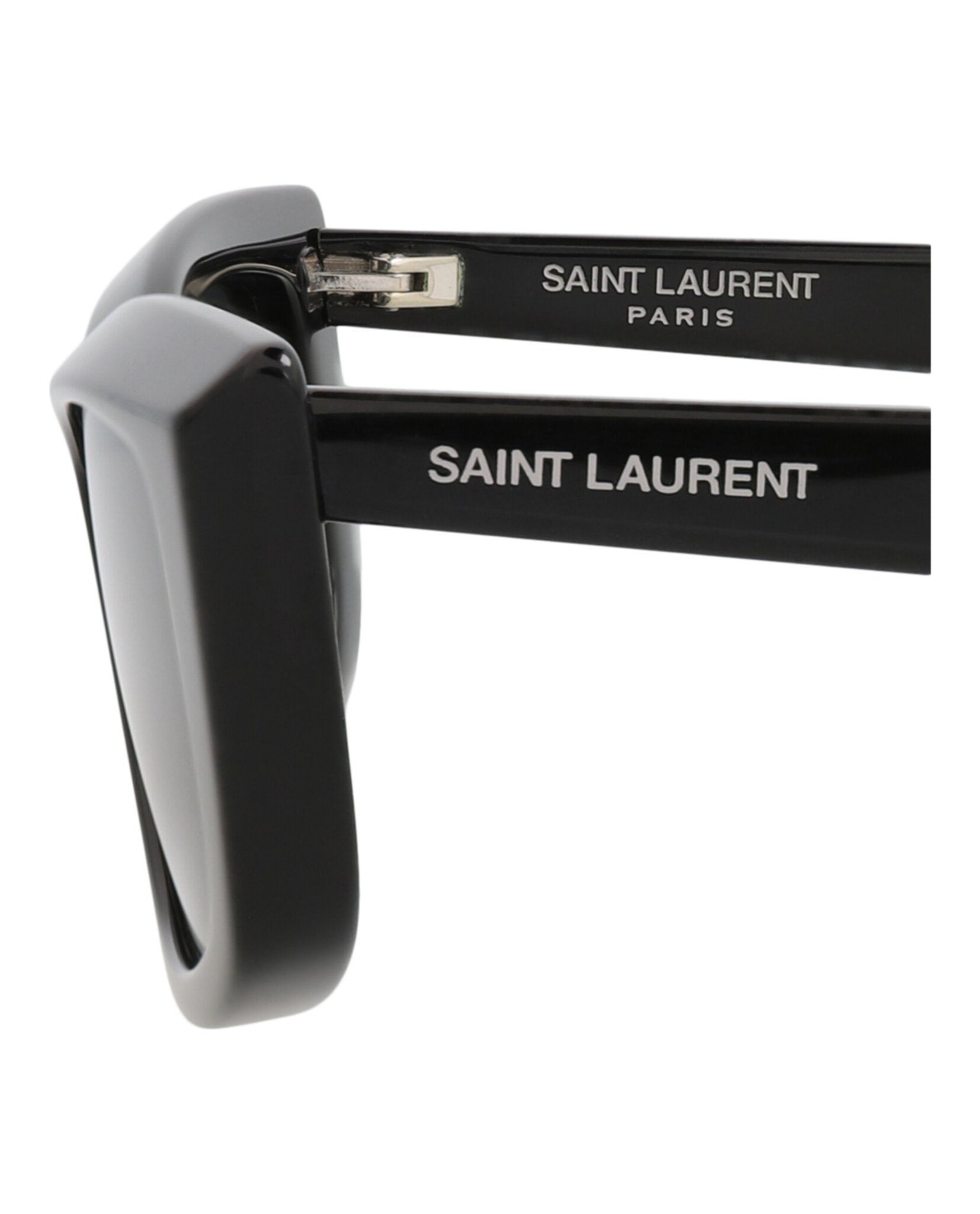 Saint Laurent Saint Laurent Womens Cat Eye Black Black Black Fashion Designer Eyewear