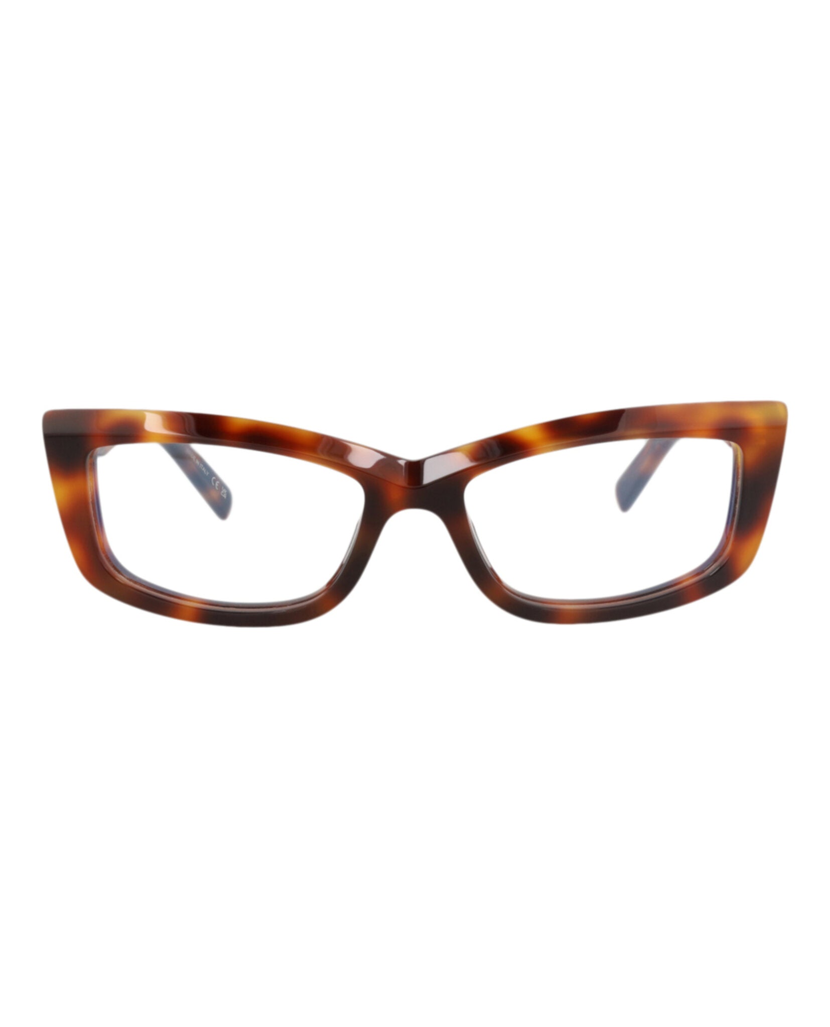 Saint Laurent Saint Laurent Womens Cat Eye Havana Havana Transparent Fashion Designer Eyewear