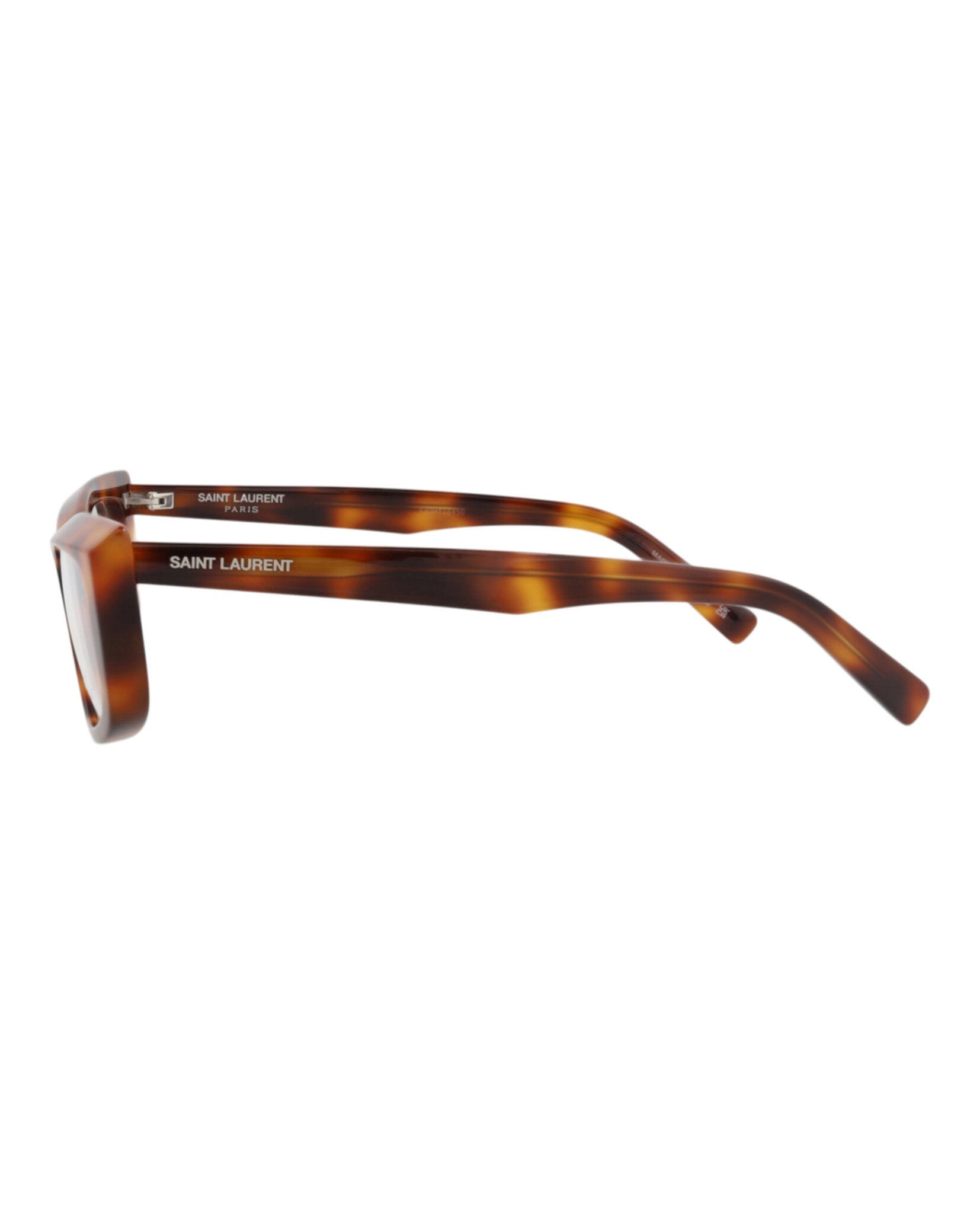 Saint Laurent Saint Laurent Womens Cat Eye Havana Havana Transparent Fashion Designer Eyewear