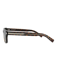 Saint Laurent Saint Laurent Mens Square/Rectangle Havana Crystal Grey Fashion Designer Eyewear