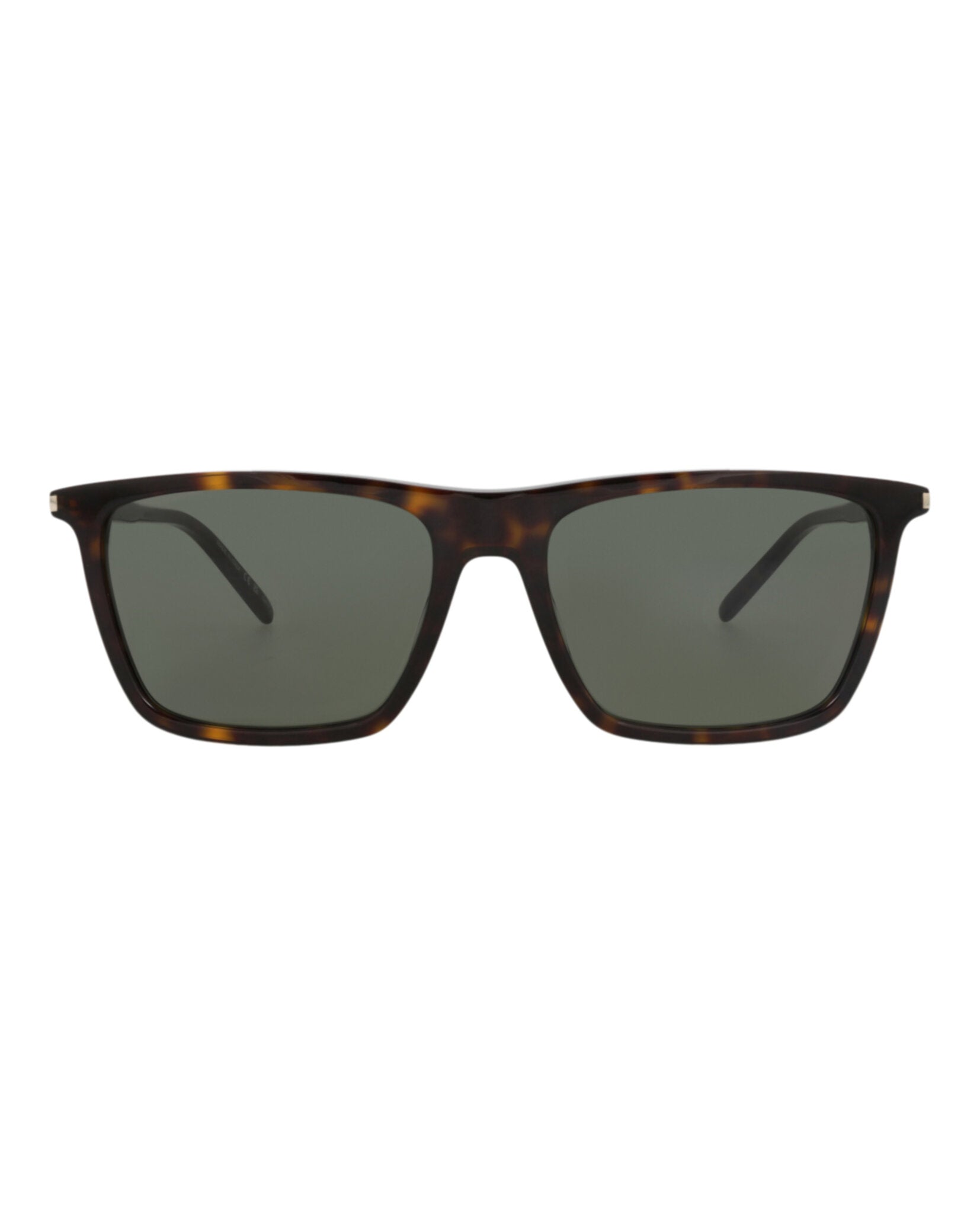 Saint Laurent Saint Laurent Mens Square/Rectangle Havana Havana Grey Fashion Designer Eyewear
