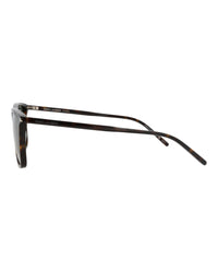 Saint Laurent Saint Laurent Mens Square/Rectangle Havana Havana Grey Fashion Designer Eyewear