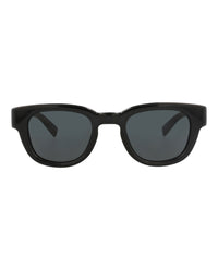 Saint Laurent Unisex Round/Oval Black Black Black Fashion Designer Eyewear