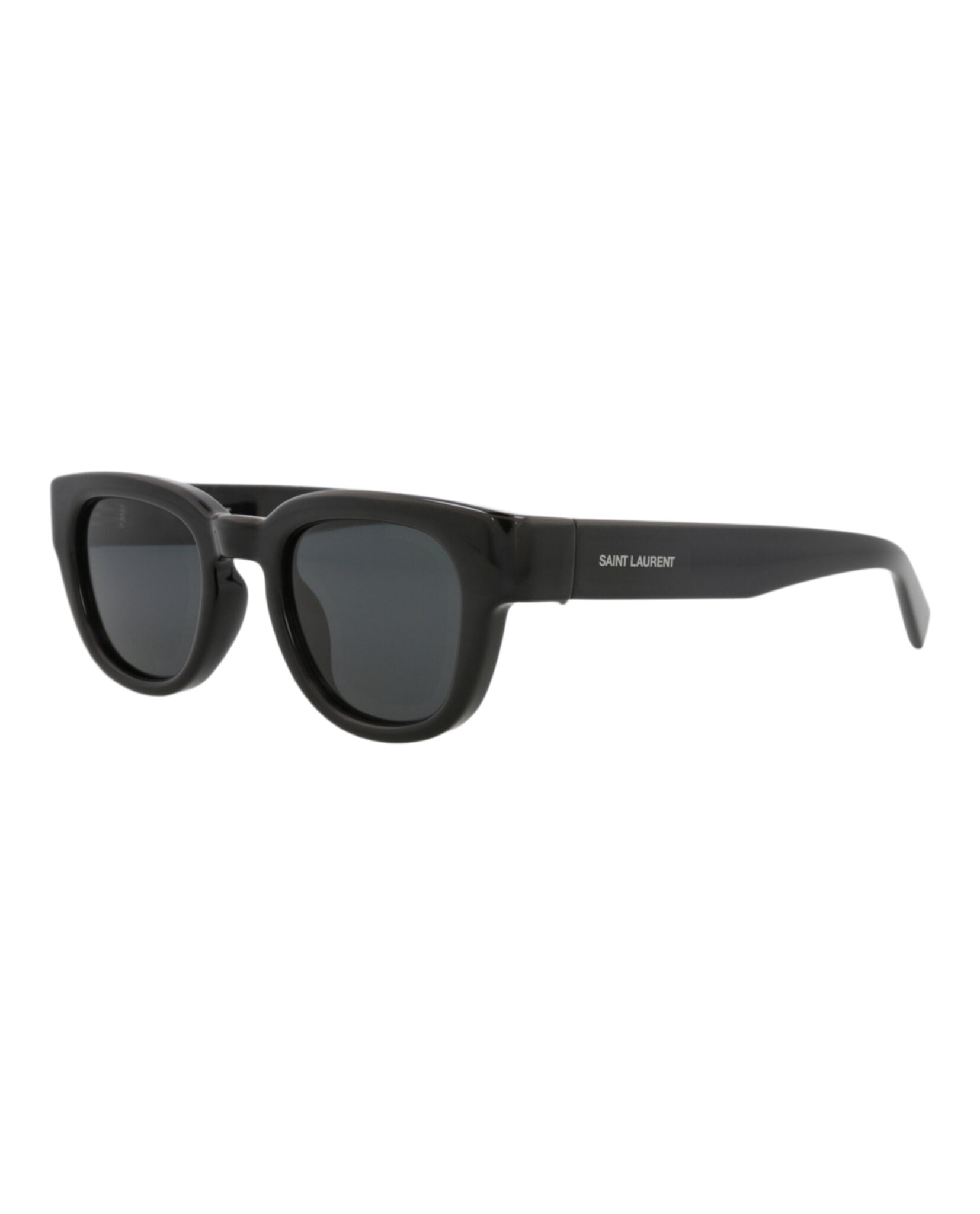 Saint Laurent Unisex Round/Oval Black Black Black Fashion Designer