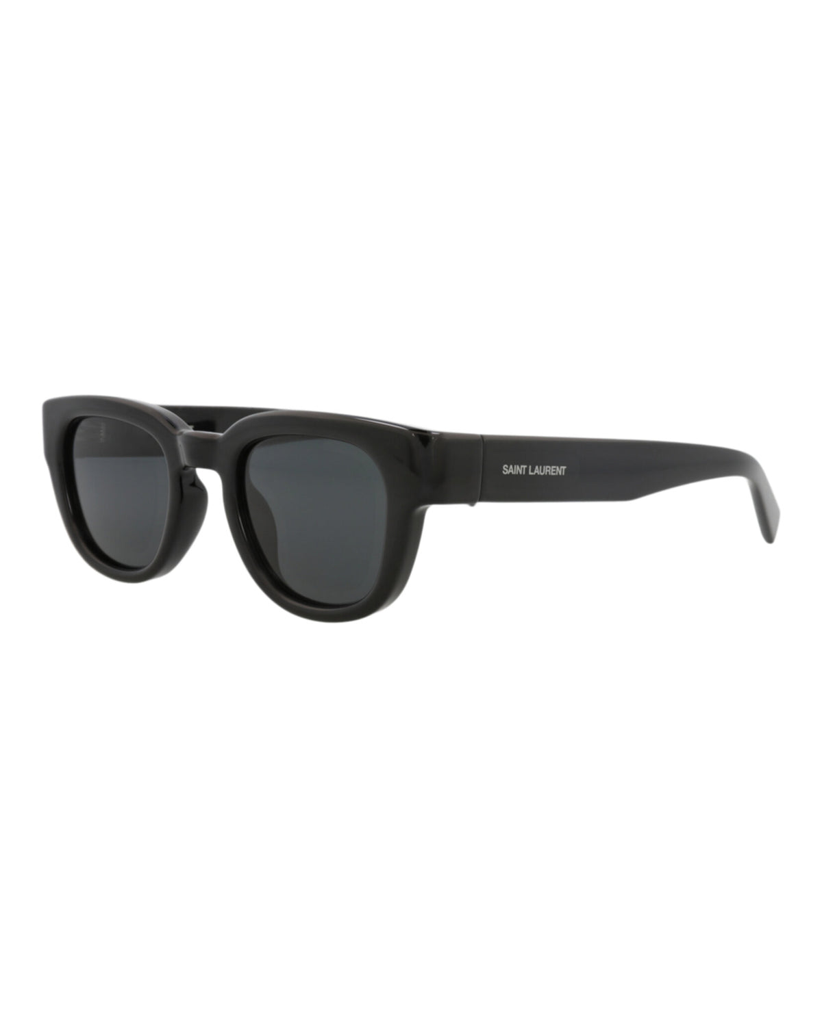 Saint Laurent Unisex Round/Oval Black Black Black Fashion Designer Eyewear
