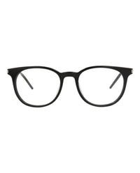 Saint Laurent Unisex Round/Oval Black Silver Transparent Fashion Designer Eyewear