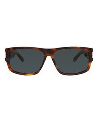 Saint Laurent Mens Square/Rectangle Havana Havana Black Fashion Designer Eyewear
