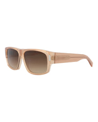 Saint Laurent Mens Square/Rectangle Orange Orange Brown Fashion Designer Eyewear