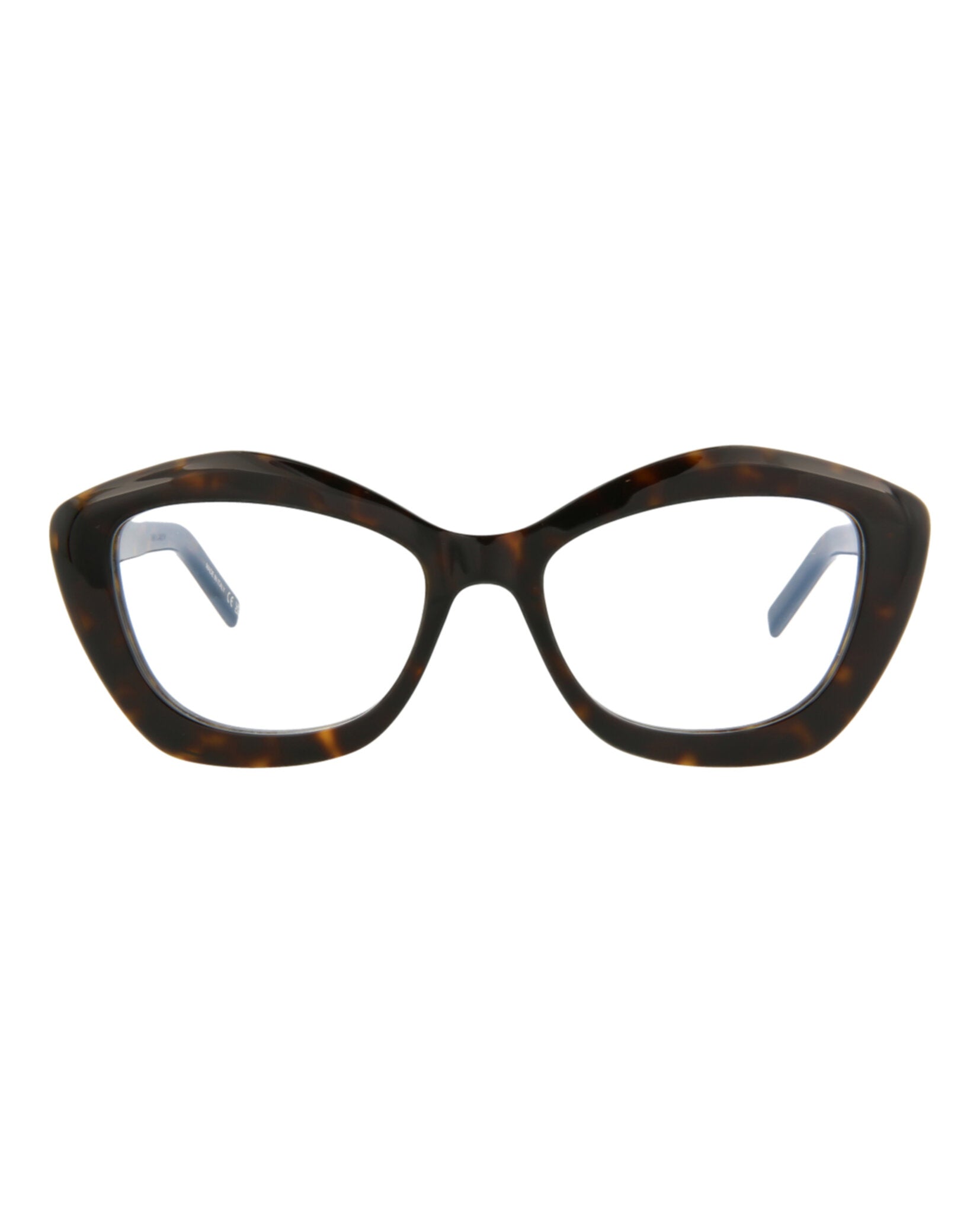 Saint Laurent Saint Laurent Womens Cat Eye Havana Havana Transparent Fashion Designer Eyewear