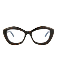 Saint Laurent Saint Laurent Womens Cat Eye Havana Havana Transparent Fashion Designer Eyewear
