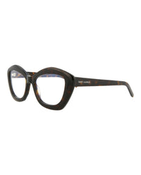 Saint Laurent Saint Laurent Womens Cat Eye Havana Havana Transparent Fashion Designer Eyewear