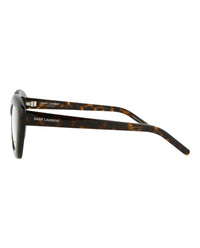 Saint Laurent Saint Laurent Womens Cat Eye Havana Havana Transparent Fashion Designer Eyewear
