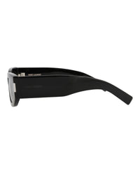 Saint Laurent Unisex Round/Oval Black Black Black Fashion Designer Eyewear