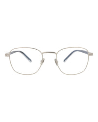 Saint Laurent Unisex Square/Rectangle Silver Crystal Transparent Fashion Designer Eyewear