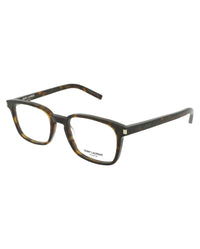 Saint Laurent Saint Laurent Mens Square/Rectangle Avana Avana Transparent Fashion Designer Eyewear