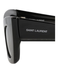 Saint Laurent Saint Laurent Womens Cat Eye Black Black Black Fashion Designer Eyewear