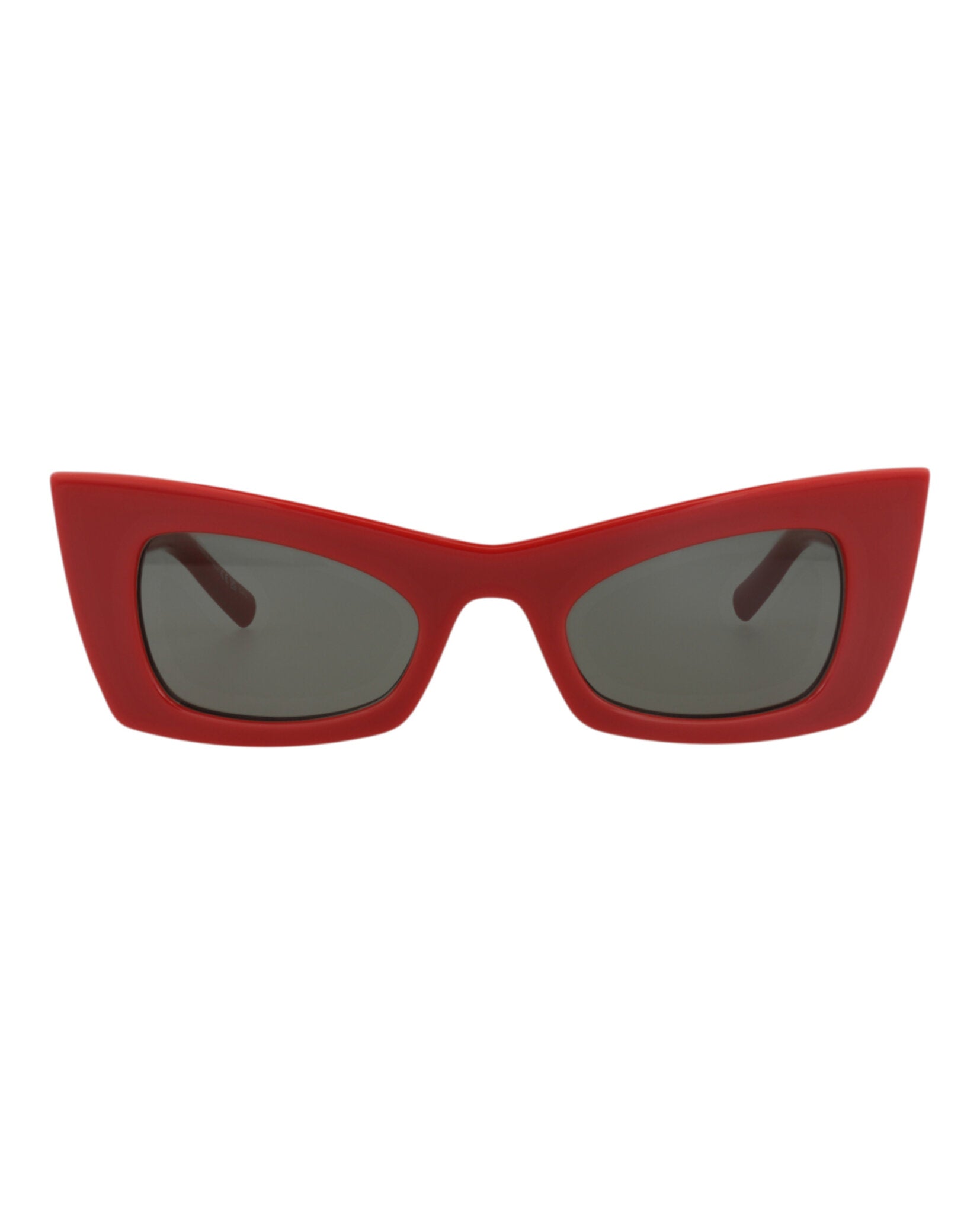 Saint Laurent Womens Cat Eye Red Red Grey Fashion Designer Eyewear