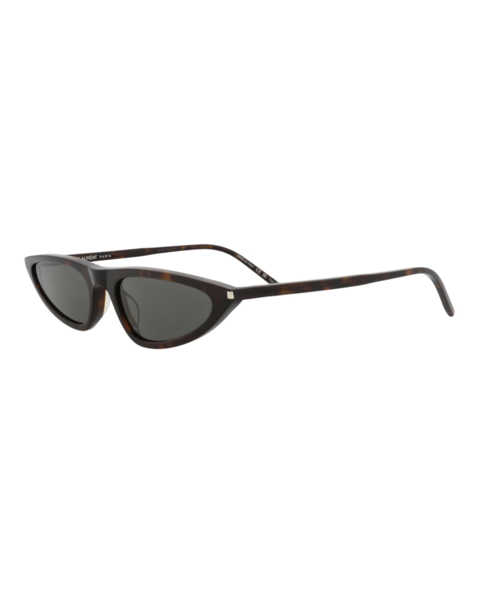 Saint Laurent Saint Laurent Womens Cat Eye Havana Havana Grey Fashion Designer Eyewear