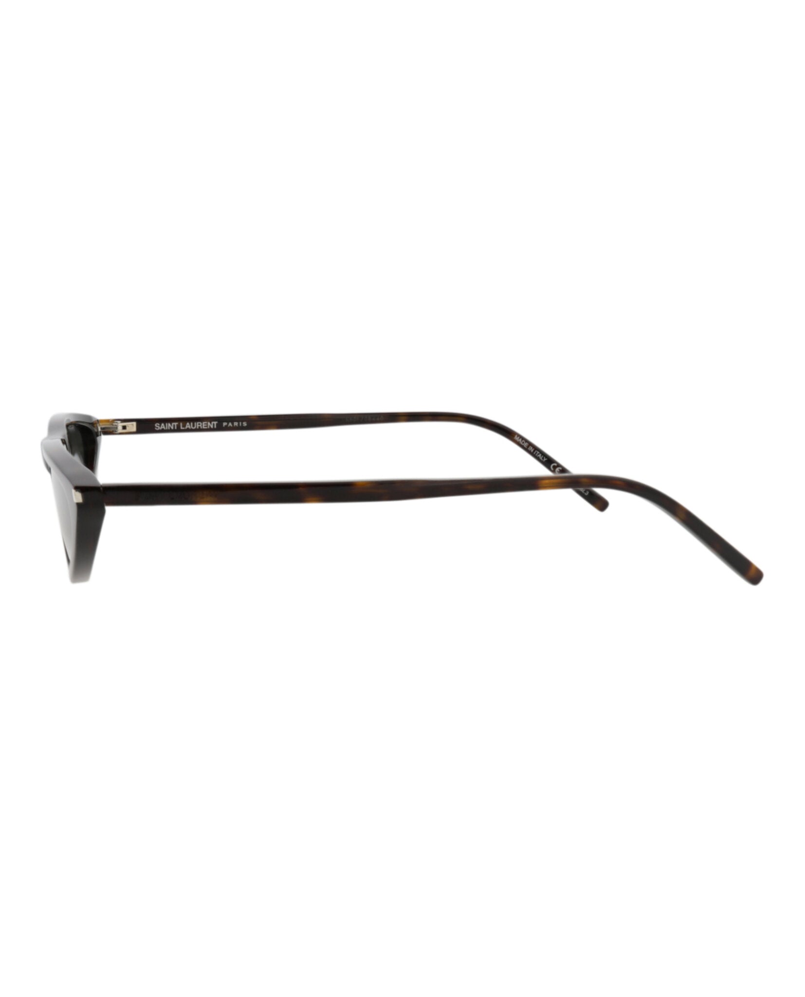 Saint Laurent Saint Laurent Womens Cat Eye Havana Havana Grey Fashion Designer Eyewear