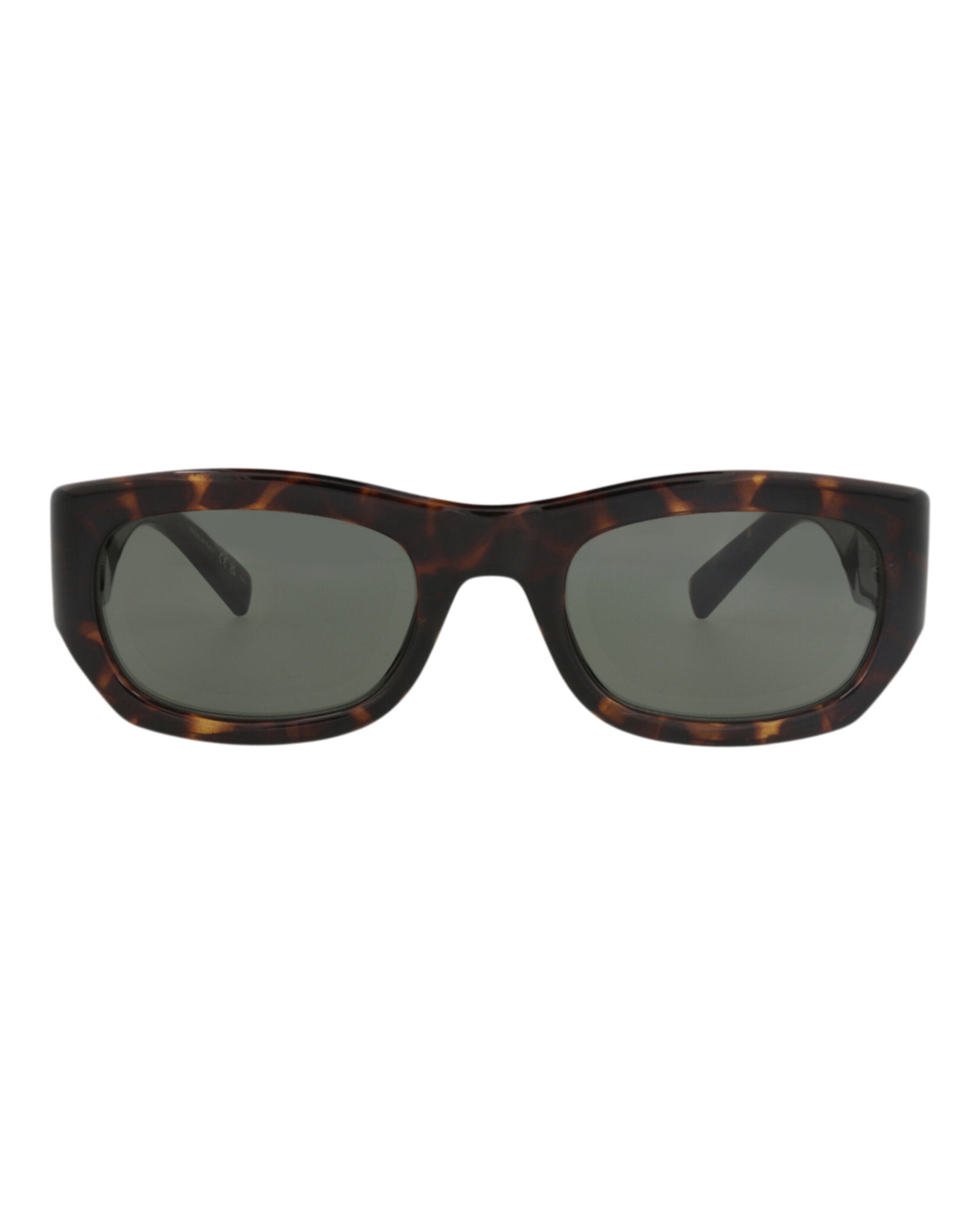 Saint Laurent Saint Laurent Womens Round/Oval Havana Havana Grey Fashion Designer Eyewear