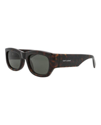 Saint Laurent Saint Laurent Womens Round/Oval Havana Havana Grey Fashion Designer Eyewear