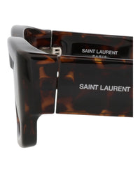 Saint Laurent Saint Laurent Womens Round/Oval Havana Havana Grey Fashion Designer Eyewear