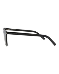 Saint Laurent Womens Square/Rectangle Black Black Black Fashion Designer Eyewear