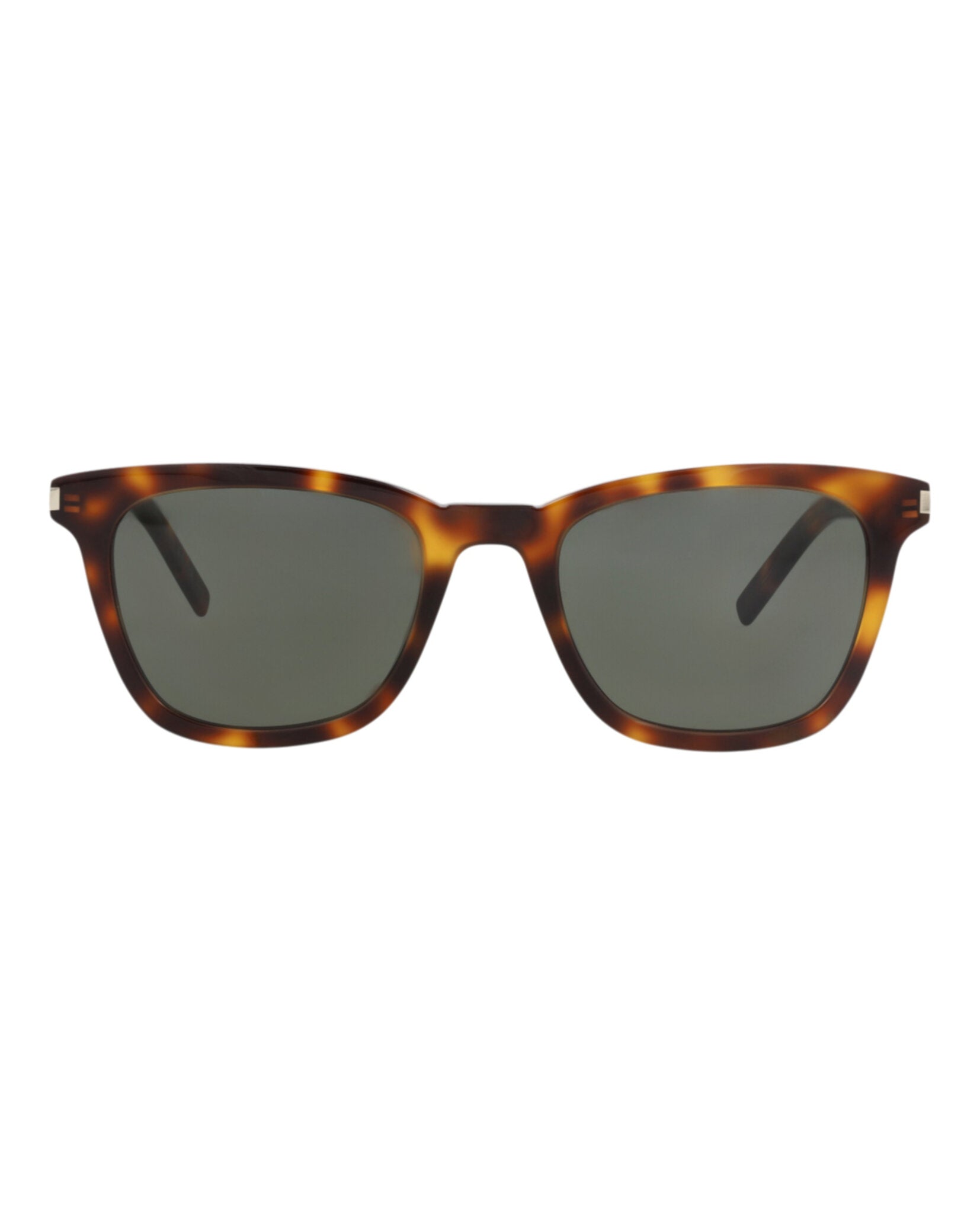 Saint Laurent Saint Laurent Womens Square/Rectangle Havana Havana Grey Fashion Designer Eyewear