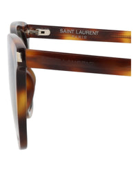 Saint Laurent Saint Laurent Womens Square/Rectangle Havana Havana Grey Fashion Designer Eyewear