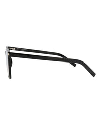 Saint Laurent Saint Laurent Womens Square/Rectangle Black Black Transparent Fashion Designer Eyewear