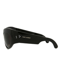Saint Laurent Womens Cat Eye Black Black Black Fashion Designer Eyewear