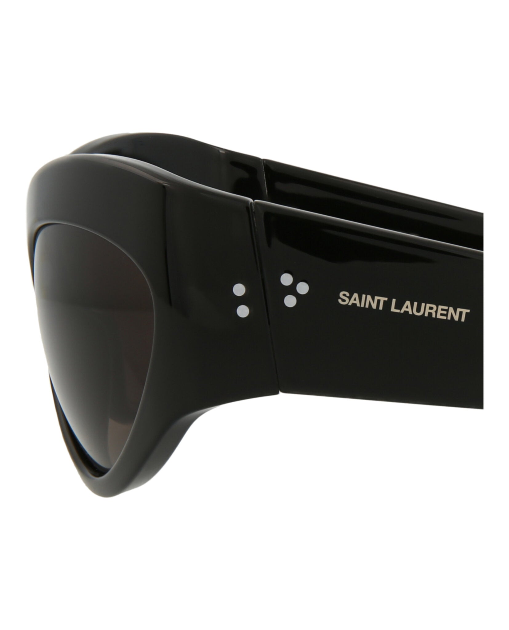 Saint Laurent Womens Cat Eye Black Black Black Fashion Designer Eyewear