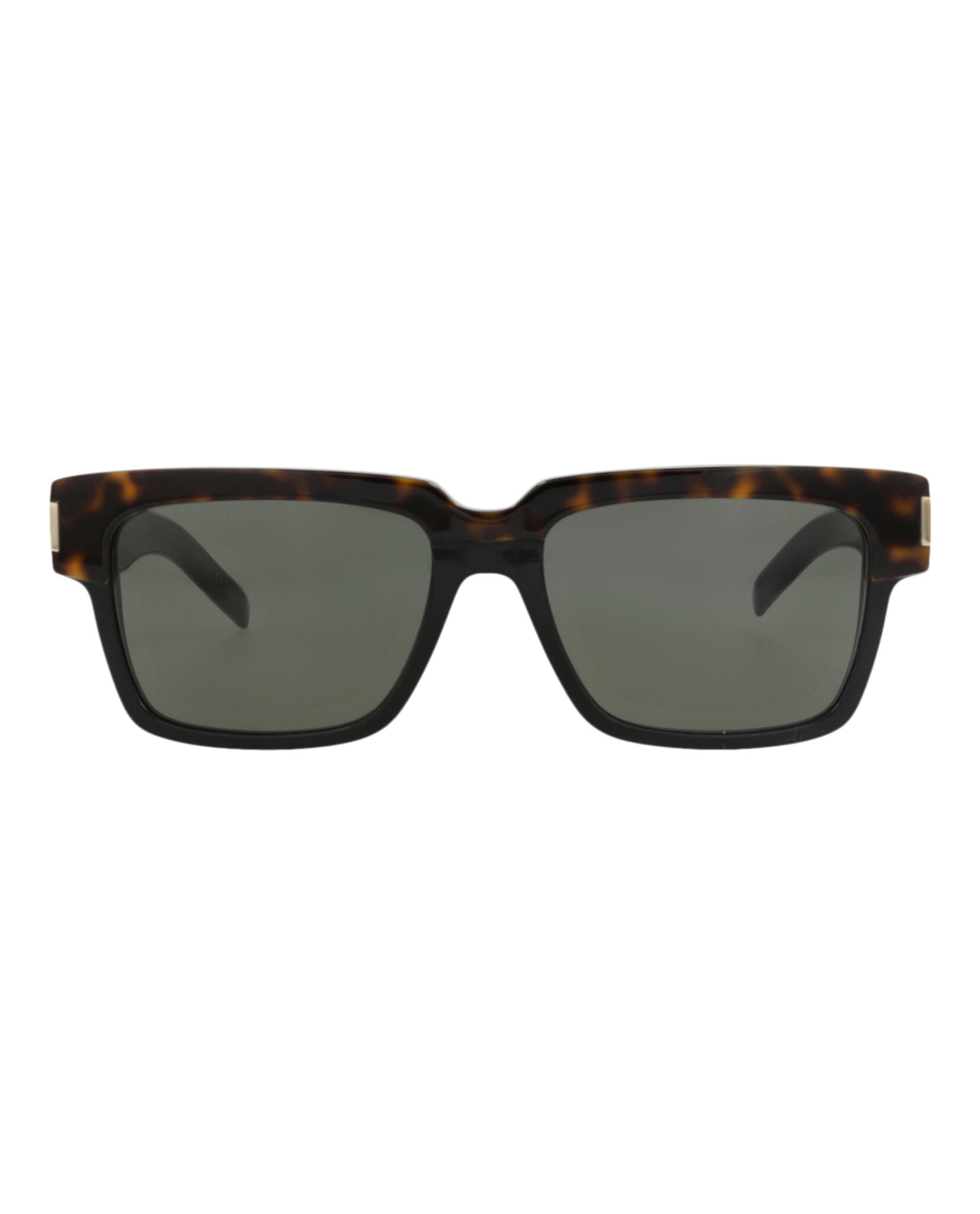 Saint Laurent Mens Square/Rectangle Havana Havana Grey Fashion Designer Eyewear