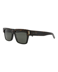 Saint Laurent Mens Square/Rectangle Havana Havana Grey Fashion Designer Eyewear