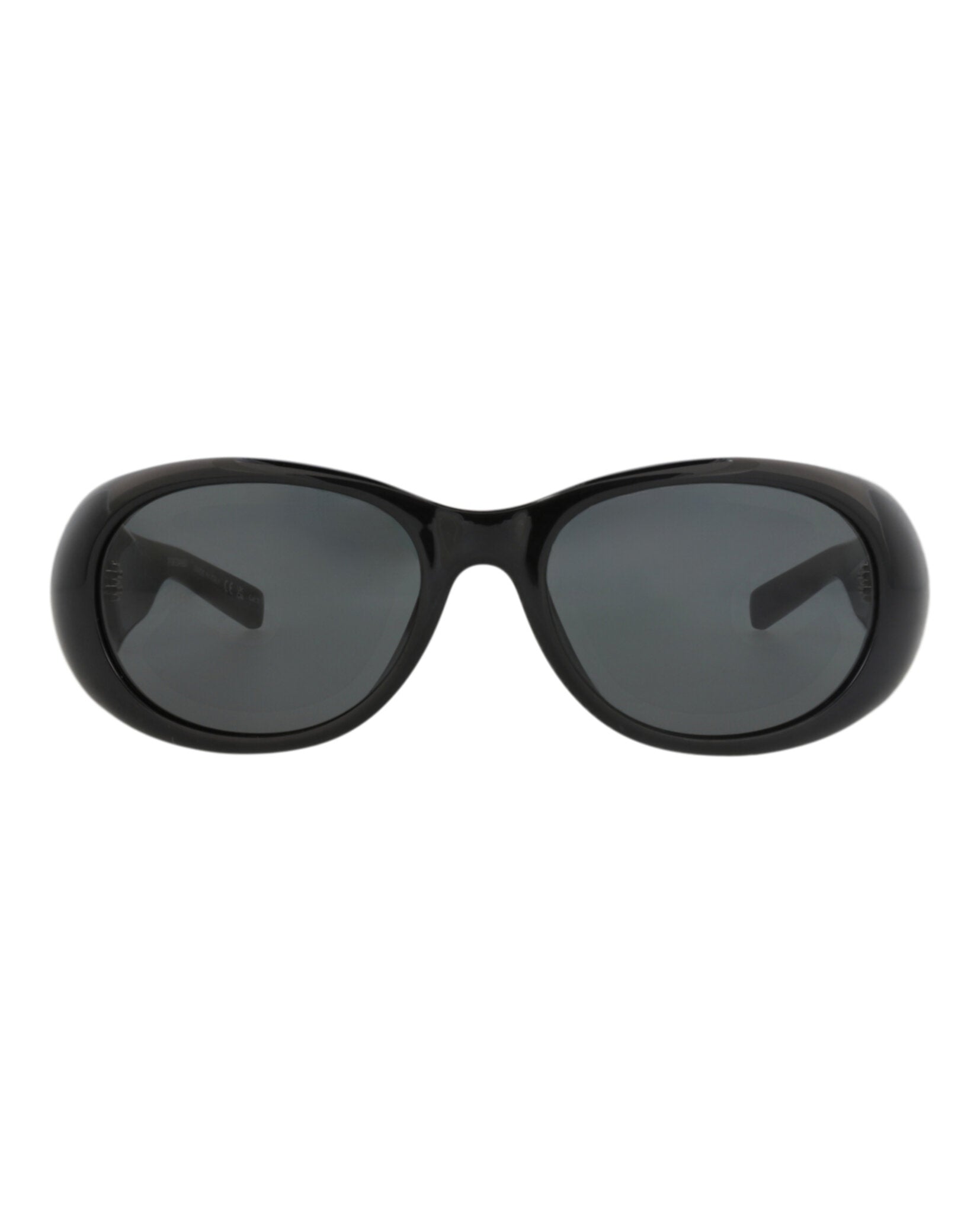Saint Laurent Saint Laurent Womens Round/Oval Black Black Black Fashion Designer Eyewear
