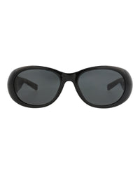 Saint Laurent Saint Laurent Womens Round/Oval Black Black Black Fashion Designer Eyewear