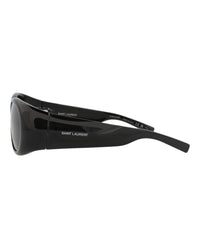 Saint Laurent Saint Laurent Womens Round/Oval Black Black Black Fashion Designer Eyewear