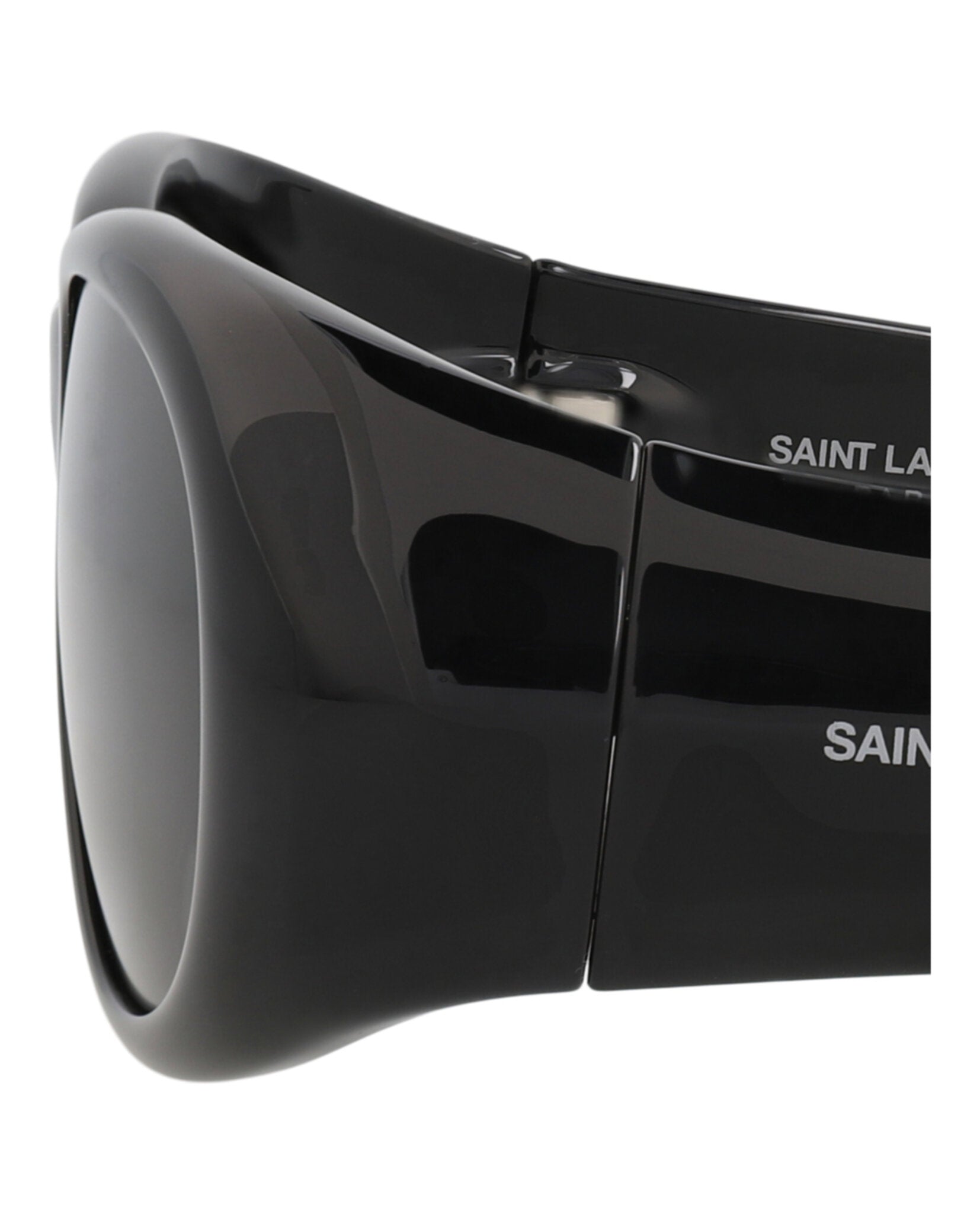 Saint Laurent Saint Laurent Womens Round/Oval Black Black Black Fashion Designer Eyewear