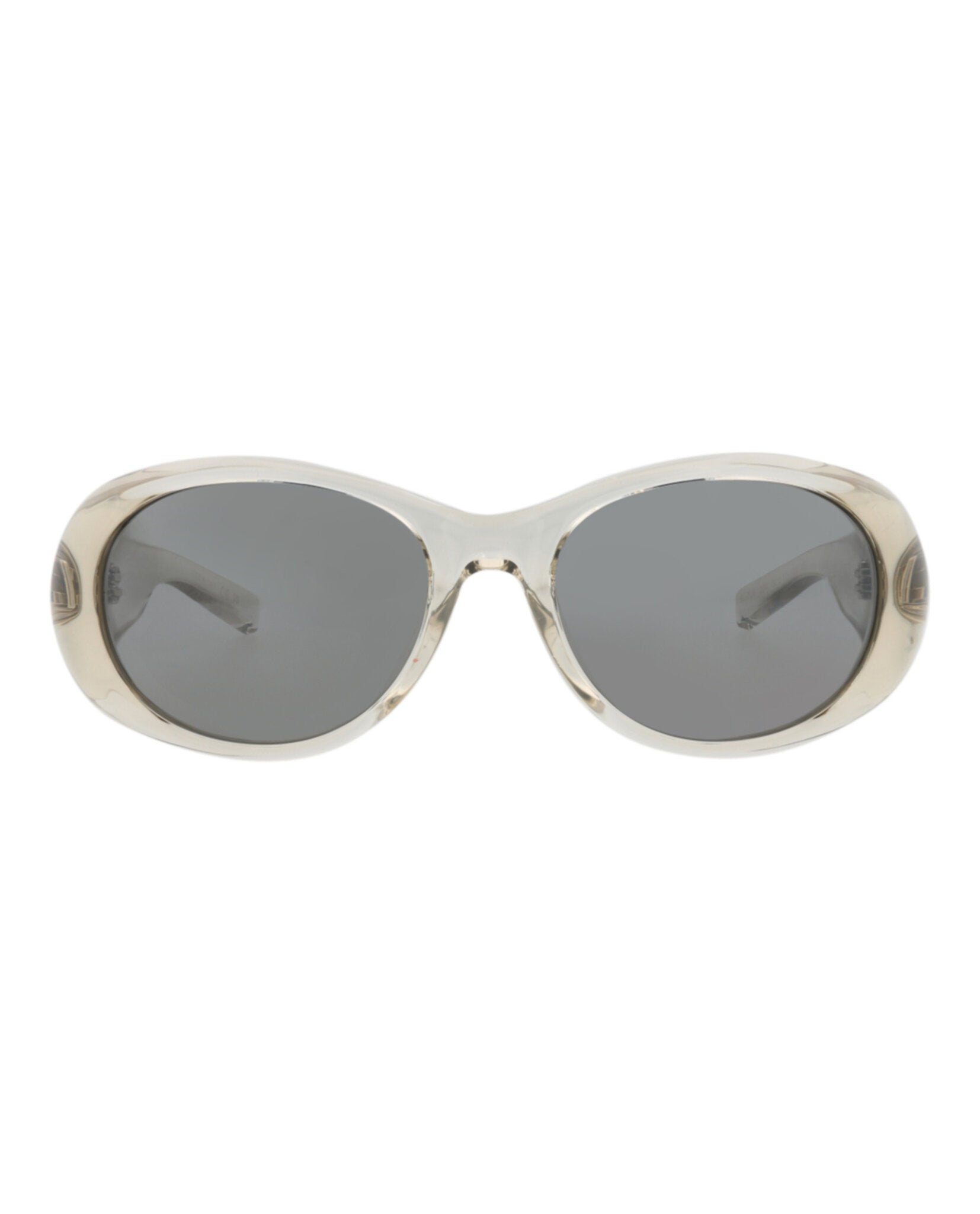 Saint Laurent Womens Round/Oval Beige Beige Silver Fashion Designer Eyewear